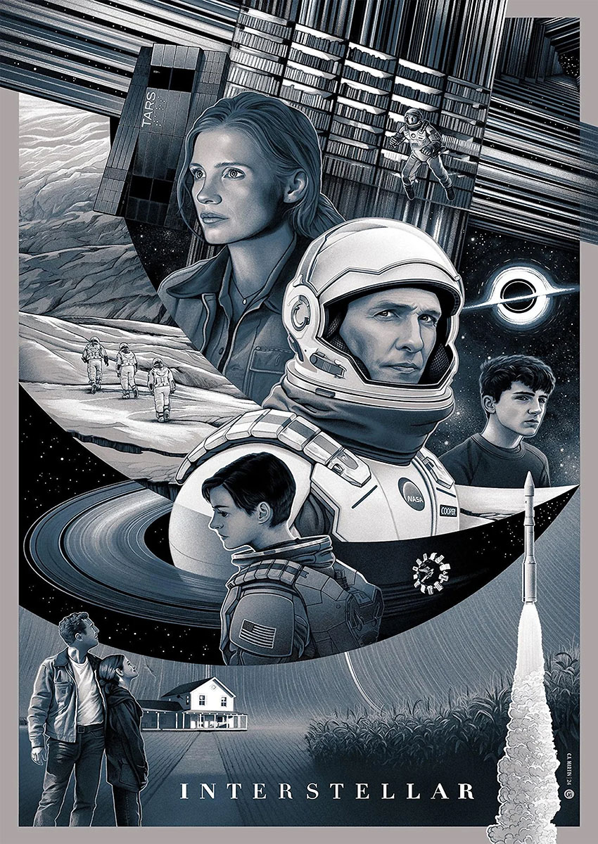 Interstellar Movie Canvas Print & Poster Wall Art - AI PRINT LAB